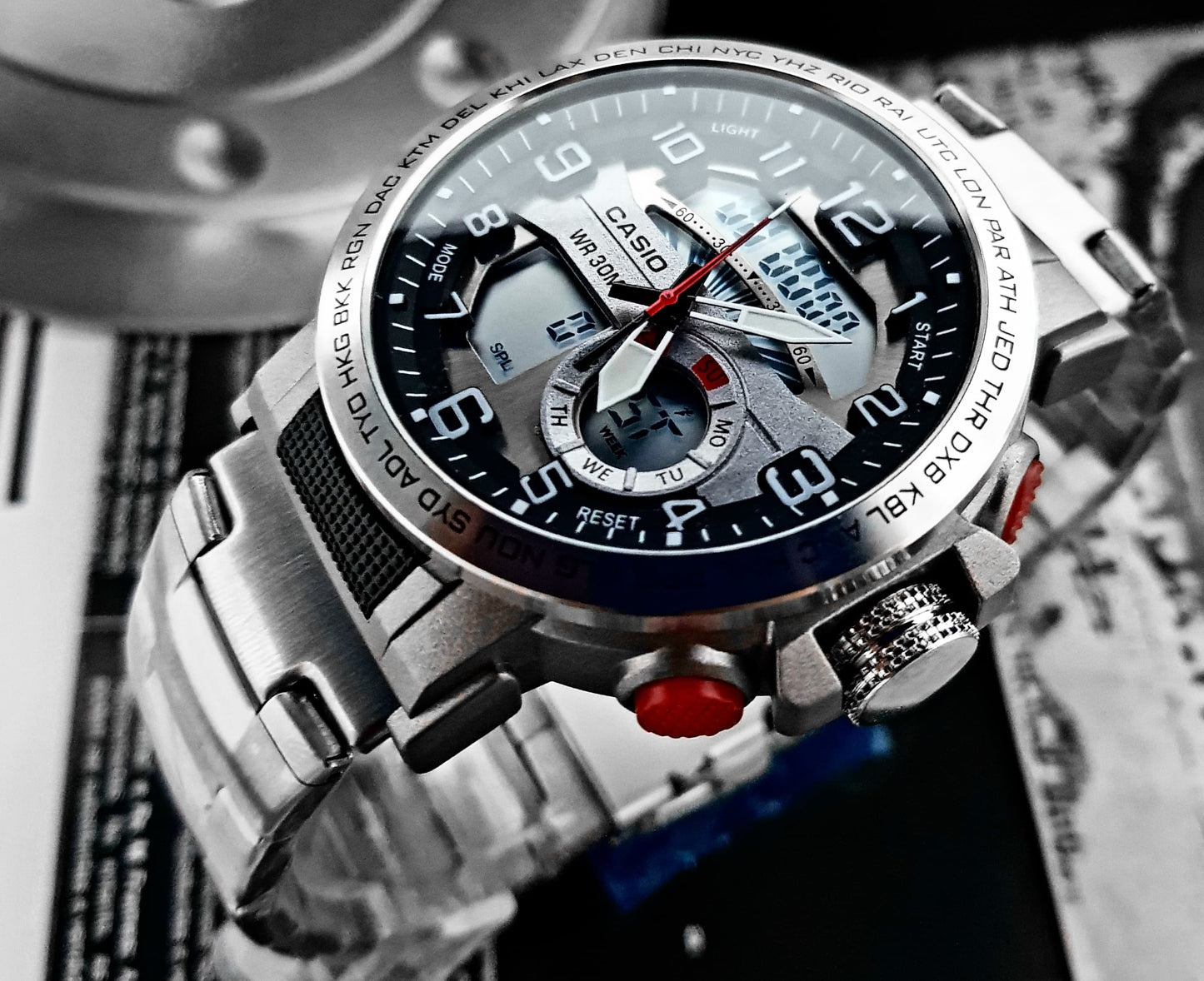 CASIO DOBLE HORA R1002