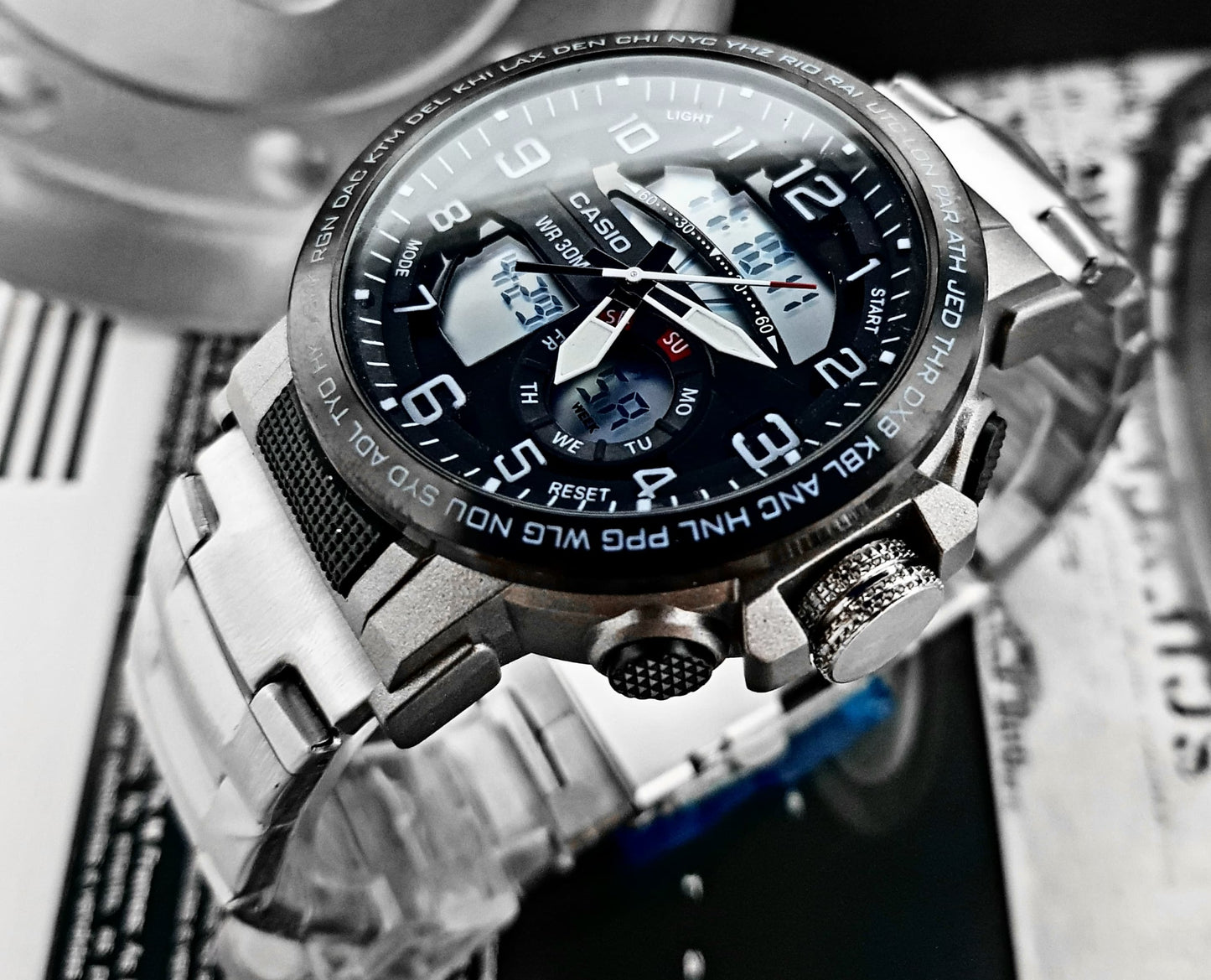 CASIO DOBLE HORA R1002