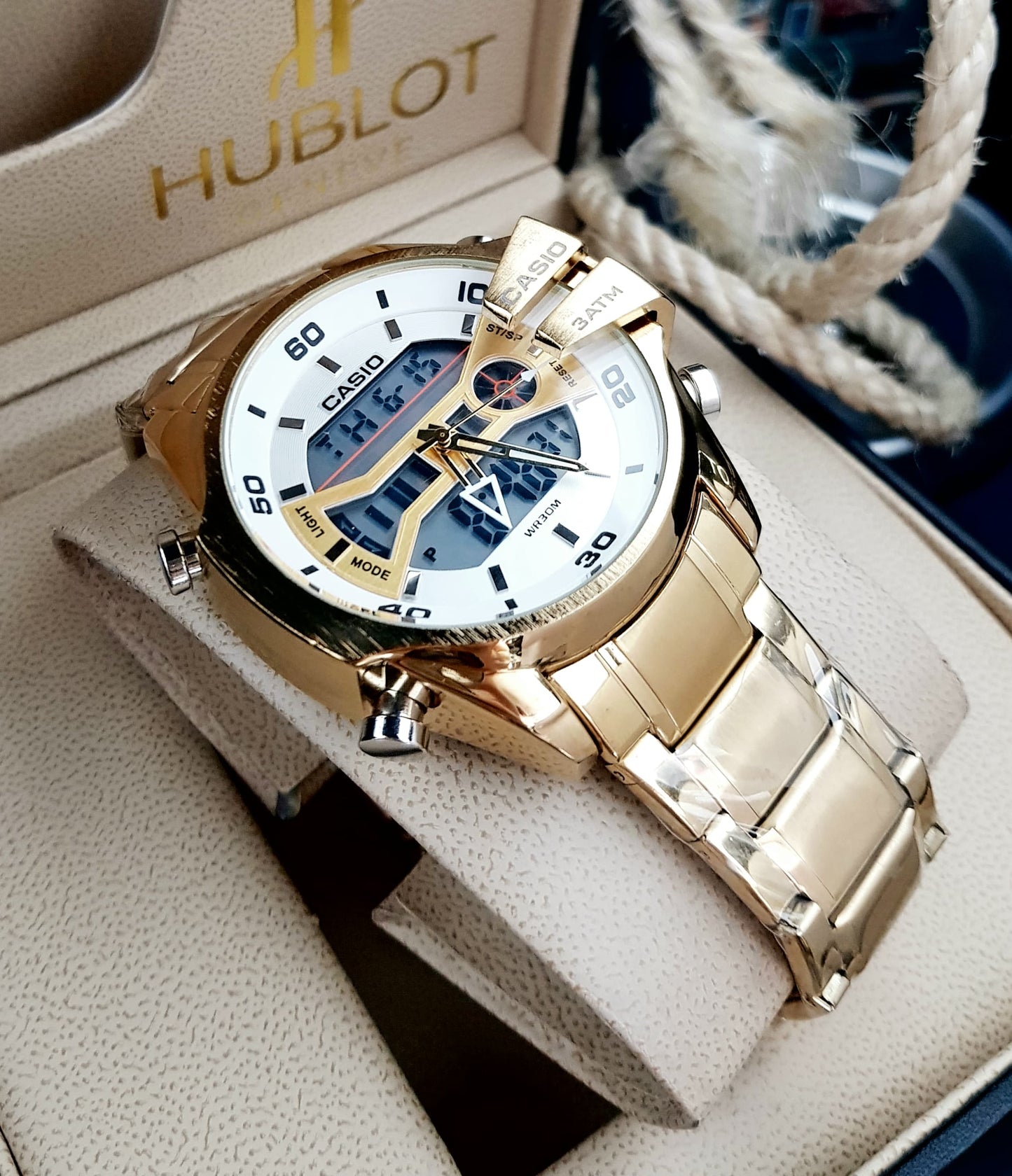 CASIO DOBLE HORA R1004